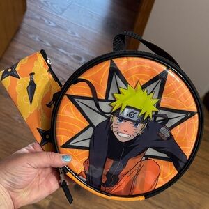 Bioworld Naruto lunch box and pencil pouch